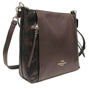 New💚Coach Marlon Hobo Snakeskin Exotic Leather Bag